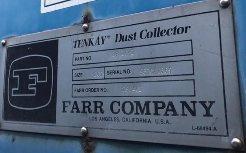 TENKAY DUST COLLECTOR STOCK# 2581