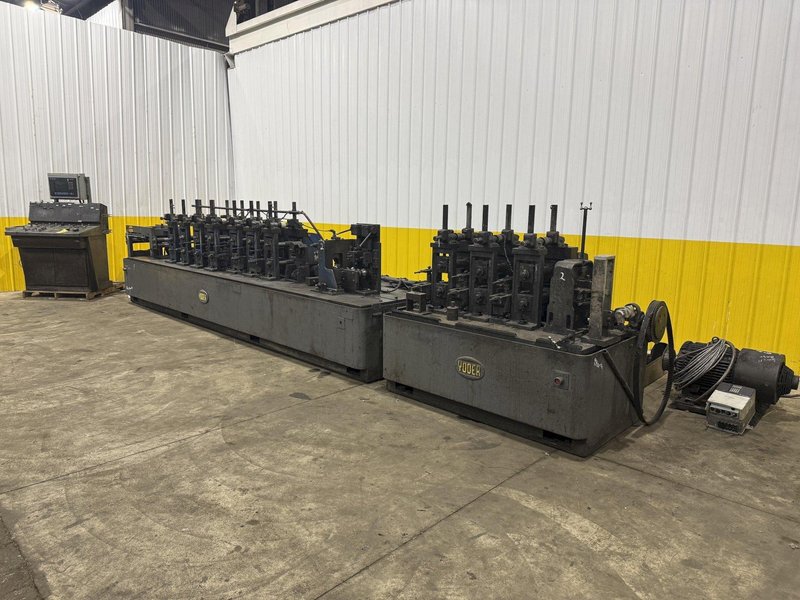9 STAND x 2" YODER M2 ROLLFORMER, 6 STAND &amp; 3 STAND BASE: YOBRO #24317