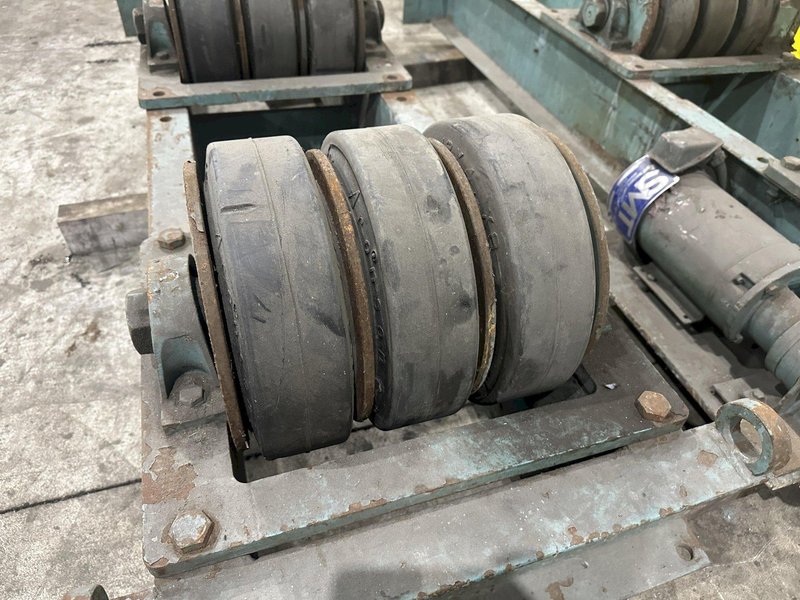 20 TON ARONSON MODEL #WWR-20 POWERED TANK TURNING ROLL SET WITH DRIVE &amp; IDLER: STOCK #22313