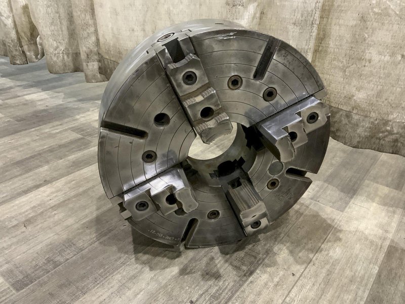 21" GISHOLT 4 JAW LATHE CHUCK: STOCK #81573
