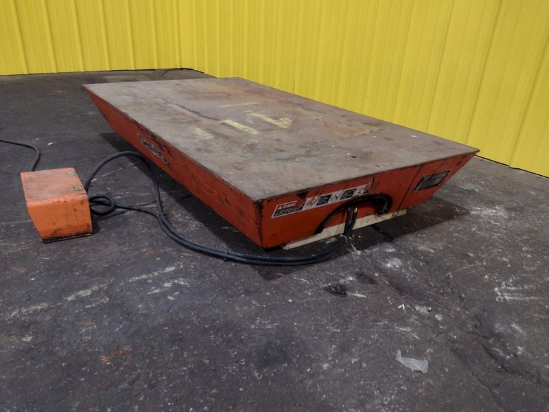 3,000 LBS X 32" X 56"  MODLE #L36-30-MOD PRESTO HYDRAULIC SCISSOR LIFT TABLE, SINGLE PHASE 110V: STOCK #19789