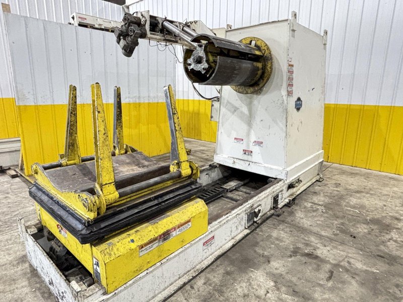 15,000 LBS X 18" X 0.310" COE PRESS EQUIPMENT FEED LINE, COIL REEL &amp; CAR WITH STRAIGHTENER: STOCK #23438