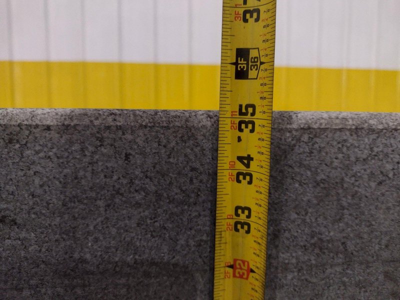 36" X 24" X 5" CHALLENGE GRAY GRANITE SURFACE PLATE ON STAND: STOCK #23417
