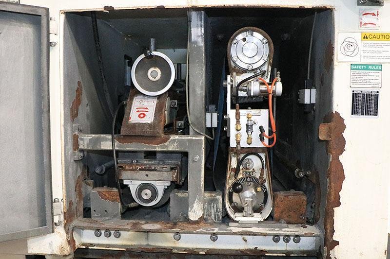 37" TIMESAVERS, LYNX SERIES, WET TWO HEAD BELT GRINDER, DEBURRING &amp; FINISHING, MODEL: LYNX 37MWT-DB-60