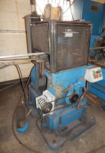 USED TISHKEN 12 TON CUT-OFF PRESS MODEL CO-4-2