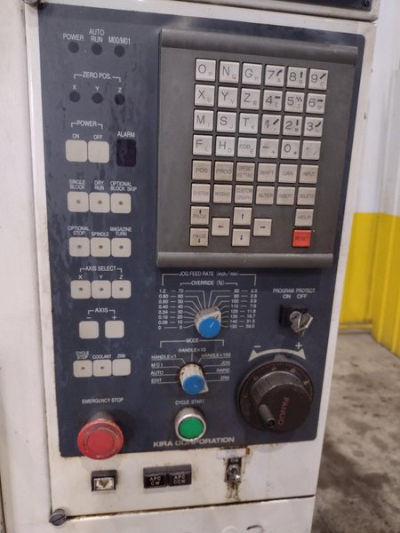 KIRA MODEL #KN30VE ELITE DUAL PALLET CNC VERTICAL MACHINING CENTER: YOBRO #24010