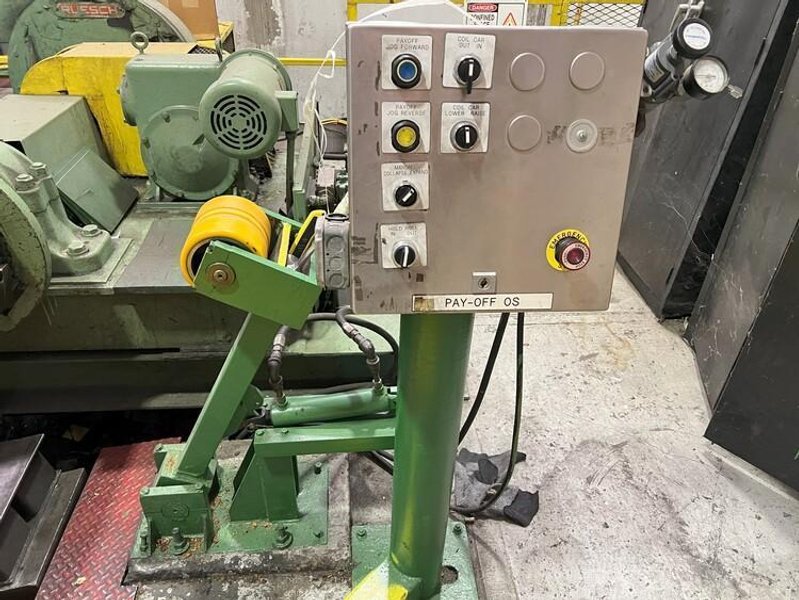 4" X 12" X 16" MECO 4 HI NON REVERSING ROLLING MILL (14334)