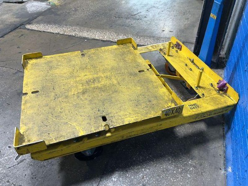 Argus 40” X 40” / 2500 Lbs Rotating Flat Deck Cart