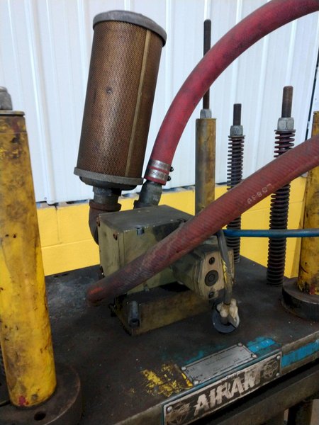7 TON AIRAM 4-POST PNEUMATIC CUTOFF PRESS: STOCK #13203