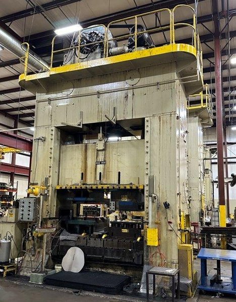 400-ton Bliss SE2-400-96-60 Straight Side Metal Stamping Press For Sale
