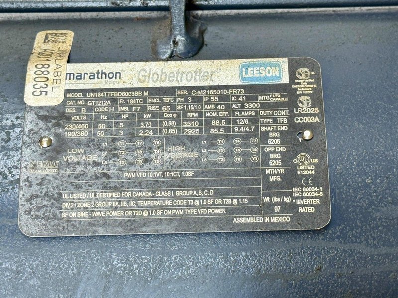 ROBOVENT CLARION CFX-2000 OIL MIST COLLECTOR. STOCK # 0984226