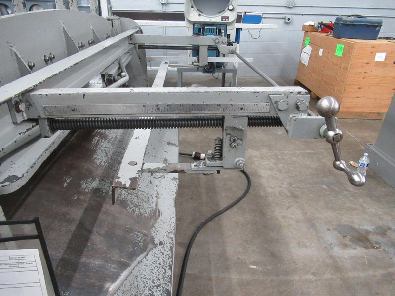 Whitney-Jensen 7260 Mechanical Power Squaring Shear 60" x 12 Gauge Capacity