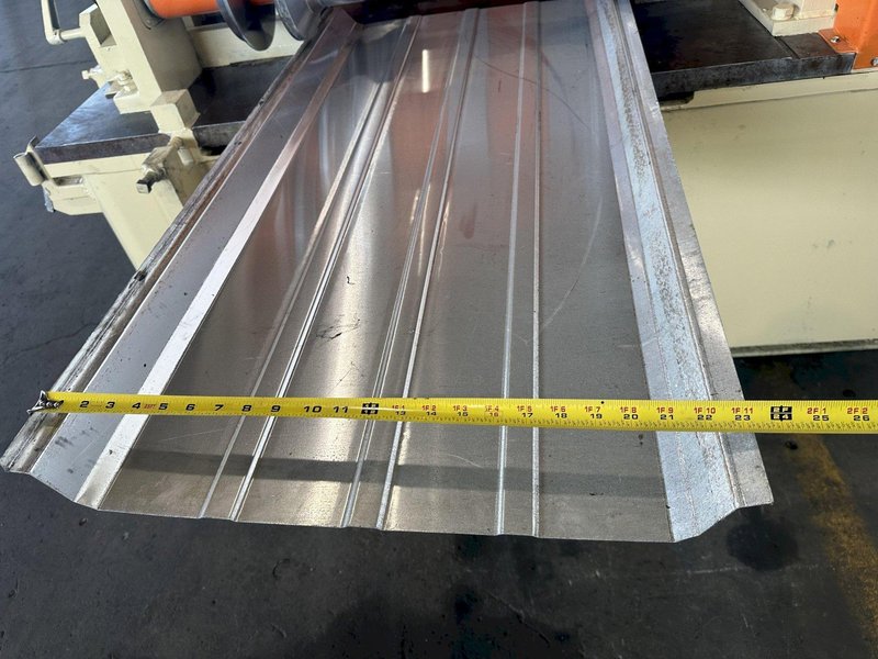 10 STAND X 3.5" ARBOR X 42" BRADBURY RAFTED STANDING SEAM 360/ STANDING SEAM PANEL II ROLLFORMER: STOCK #16967