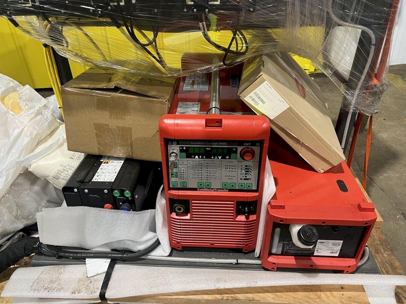 82" X 212" X 5,500 LBS AMET / FRONIUS MODEL #GMAW CIRCUMFERENTIAL WELDING LATHE: STOCK #18537