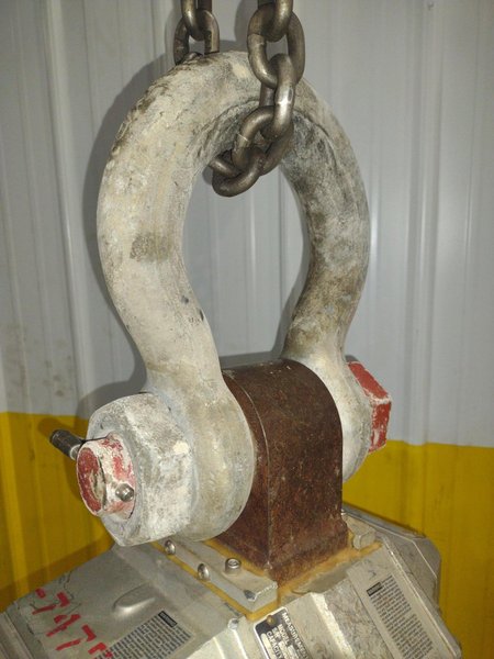 70,000 LBS MSI MODEL #6260CS TRANS-WEIGH WIRELESS LOAD CELL, FOR CRANE SCALE: YOBRO #24760