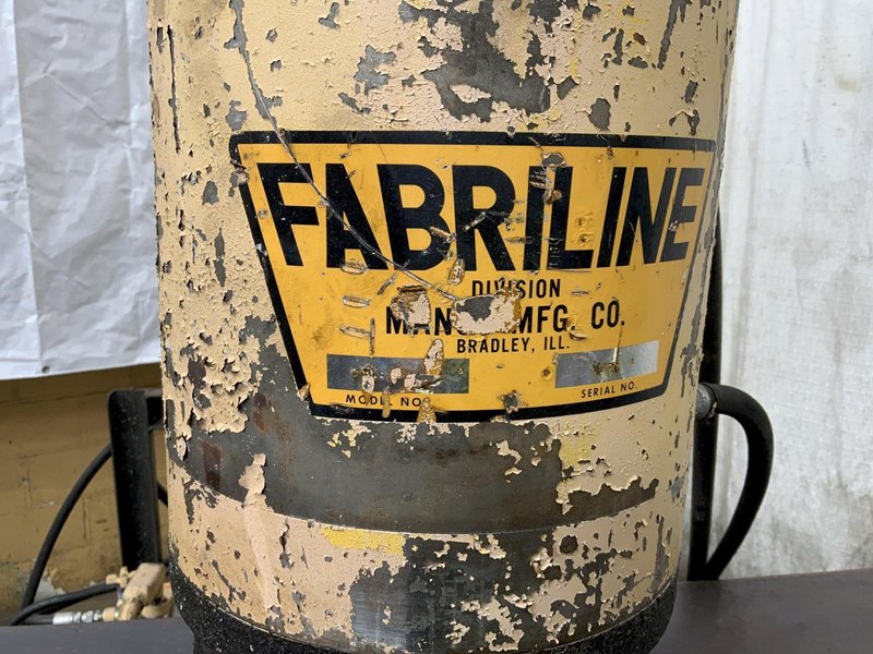 80 TON FABRILINE MODEL FP-80 HYDRAULIC C-FRAME FLANGE PUNCH: STOCK #81508