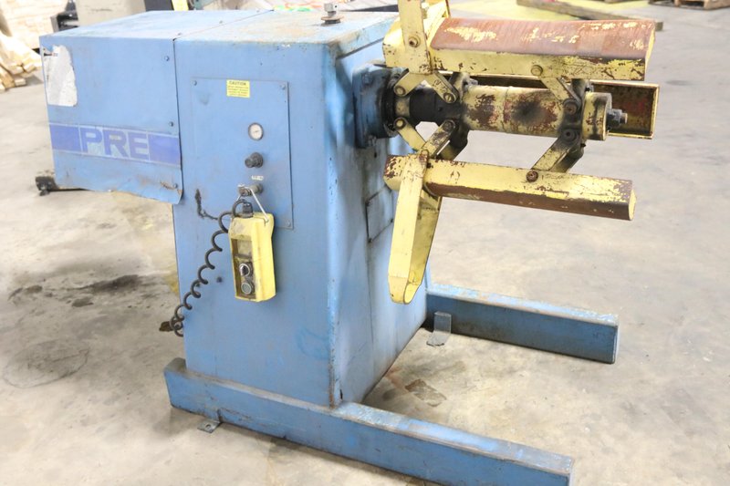 4000 LB 2 TON x 18" PRESS ROOM EQUIPMENT NON POWERED MODEL #PR-124000-NAB-H PULL OFF UNCOILER COIL REEL: STOCK #10243