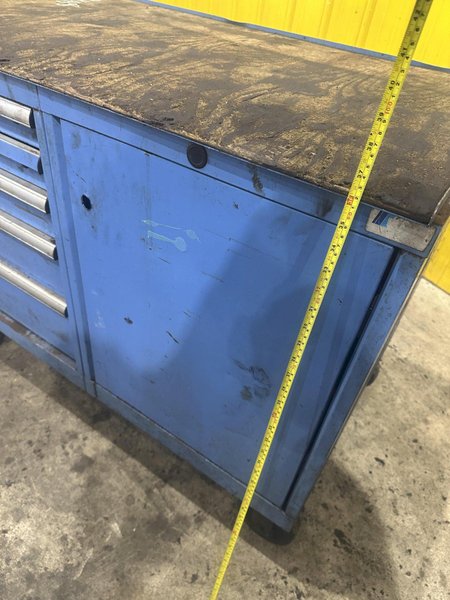 48" X 29" X 36" LISTA JOB BOX CABINET &amp; DRAWERS TOOLBOX ON CASTERS: YOBRO #24488