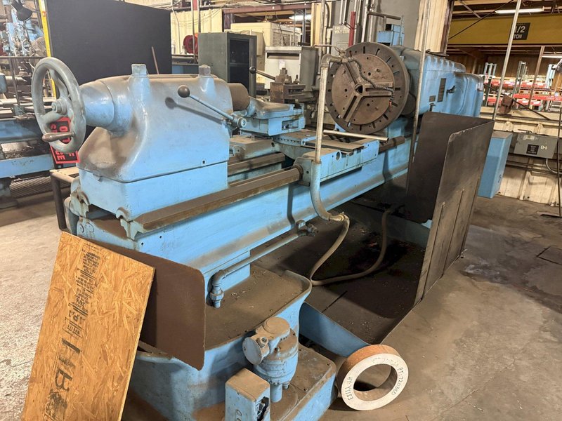 28" x 48" American Pacemaker Engine Lathe w/21" 4-Jaw and 18" 3-Jaw Chucks