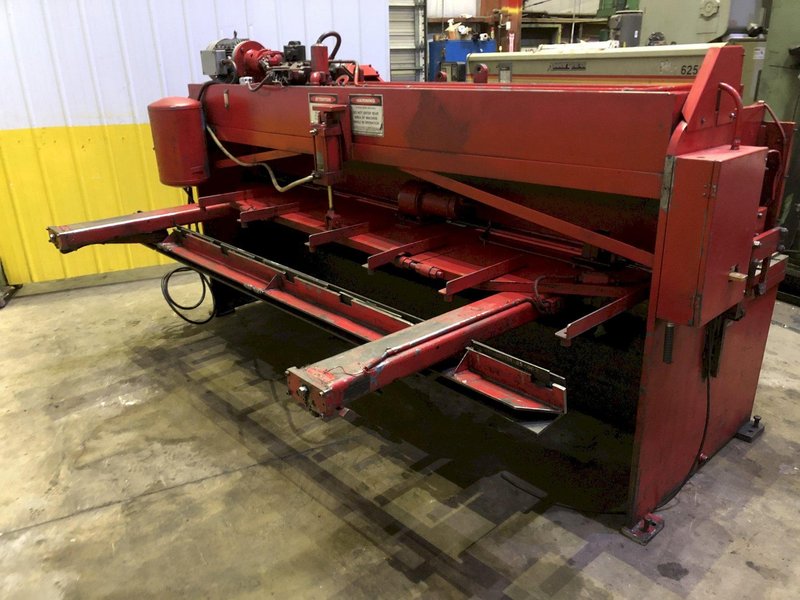 10' X 10 GAUGE ALLSTEEL METAL HYDRAULIC POWER SQUARING SHEAR: STOCK #18315