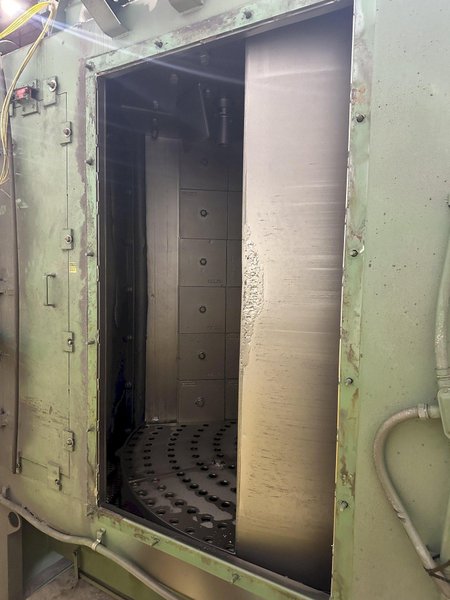36" X 72" GOFF MODEL #3672D SPINNER HANGER SHOT BLAST CLEANING SYSTEM, NEW 2006: STOCK #22470