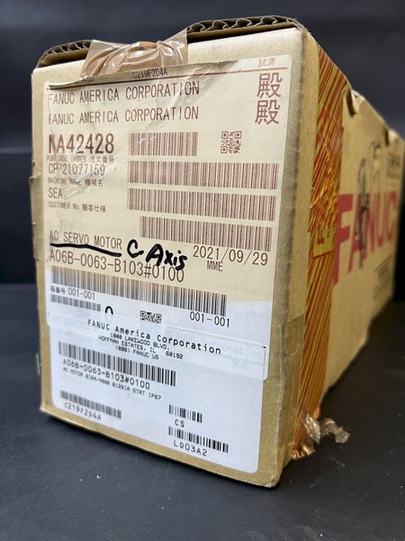 New Fanuc A06B-0063-B103#0100 CNC Servo Motor A860-2020-T321 Encoder Alpha BiS4/4000
