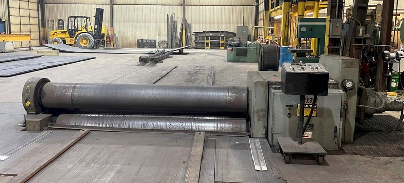 10' X 1-3/16" BERTSCH CENTURY II HYDRAULIC PLATE ROLL. STOCK # 0680524