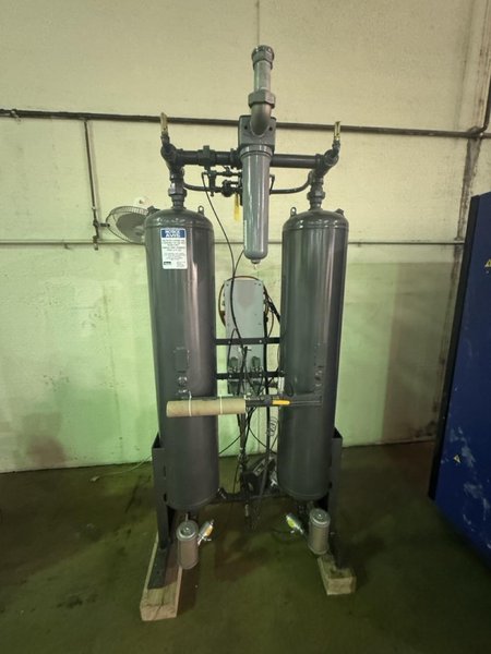 75 HP Quincy QOFT-75V Oil Free Compressor w/ Parker Airtek Dryer, 2023 – 978 Hours, Air Tank Included