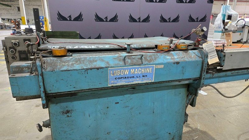 LUBOW WIRE STRAIGHTENER/CUTOFF MACHINE USED