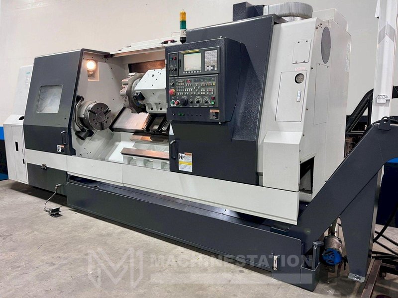 Samsung SL-35A/1500 CNC Turning Center – Long Bed Steady Rest Lathe