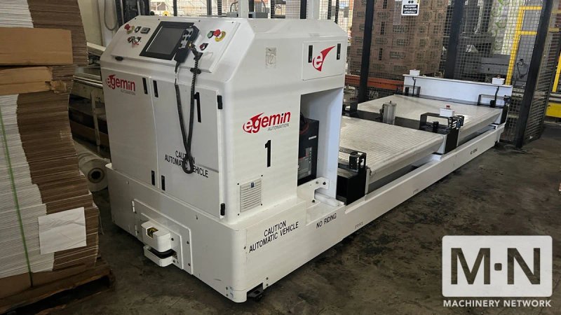 Egemin LTV 0515 L Automation Unit Load Deck Guided Vehicle (2 Available) - Cost Over 300k New