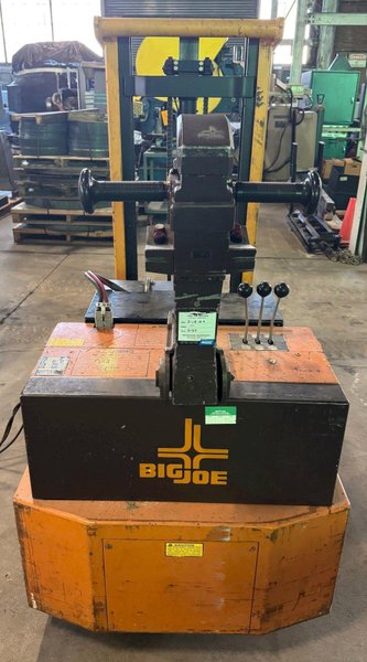 2500 Lb. Big Joe Electric Lift Truck PDC-25-106, Walk Behind, 106" Lift Height, Nice