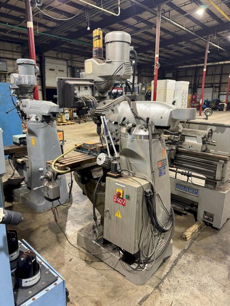 1 - PREOWNED SHARP MANUAL VERTICAL MILLING MACHINE
