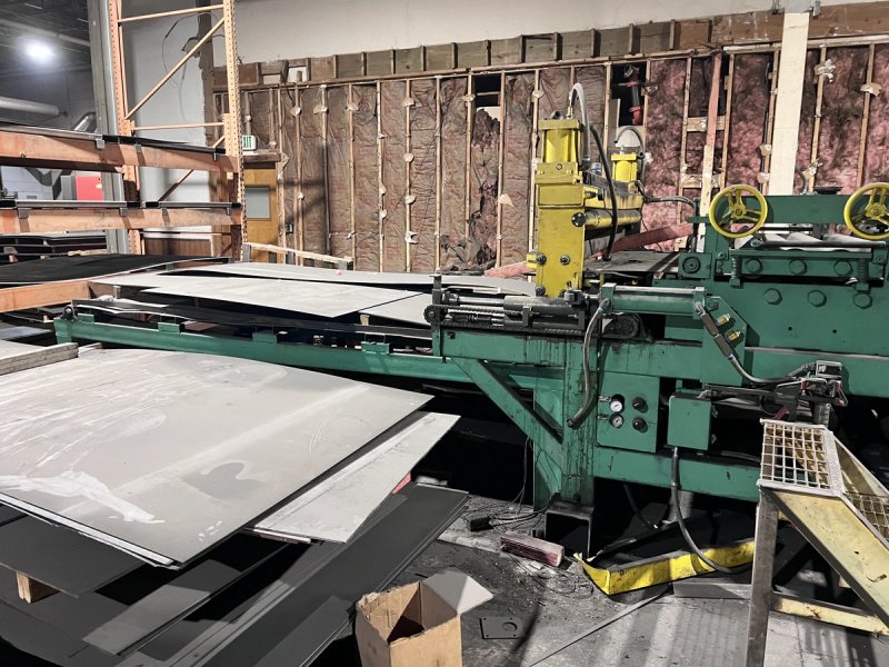 20,000 LB X 72" X 14 GA IOWA-PRECISION/EGAN SLEAR LINE. STOCK # 1088126