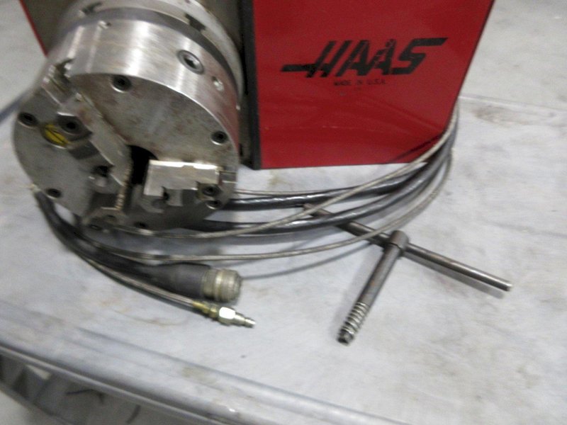 Haas HRT 210 Programmable Rotary Table (Brush Type), with Pratt Burnerd 8.25" 3-Jaw Manual Chuck- Auction Item