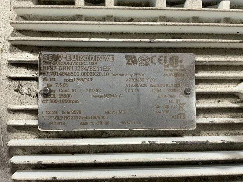Sew-eurodrive 7.5 Hp Gear Drive
