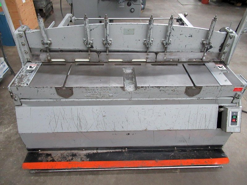 Whitney-Jensen 7260 Mechanical Power Squaring Shear 60" x 12 Gauge Capacity
