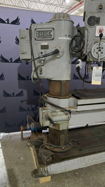 FOSDICK SENSITIVE 4FT RADIAL ARM DRILL 3HP 225V  USED