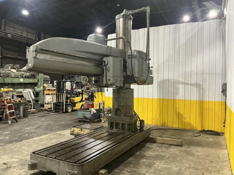 8' X 19" CARLTON MODEL #4A RADIAL ARM DRILL: YOBRO #25902