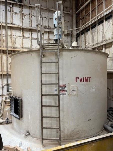 10,000 Gallon Stainless Steel Mixing Tank – 5/10 HP 2 Speed Moduflex Turbine Agitator