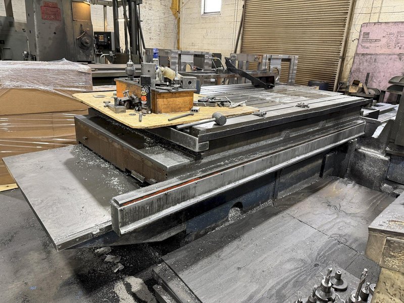 5" DEVLIEG 5K-96  CNC SPIRAMATIC HORIZONTAL BORING MILL WITH FANUC CONTROL. STOCK # 0219926