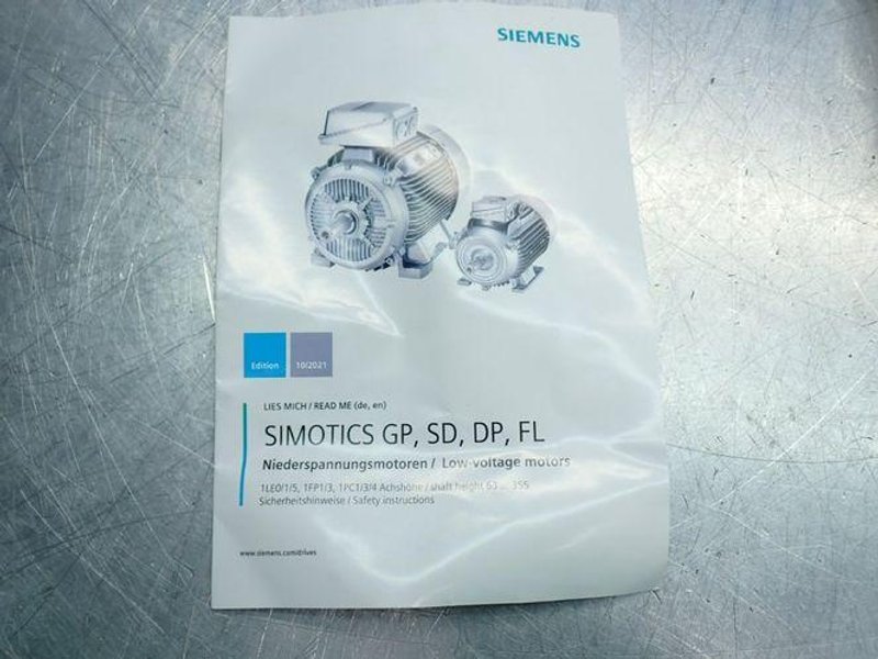 Siemens Simotics Gp Motor Unit - 1av2063b 1le10010bb322fa4