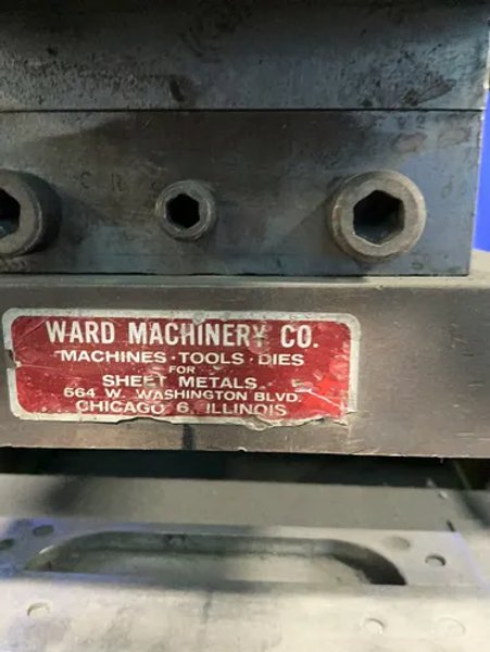 Whitney-jensen 12” X 20” Punch Press