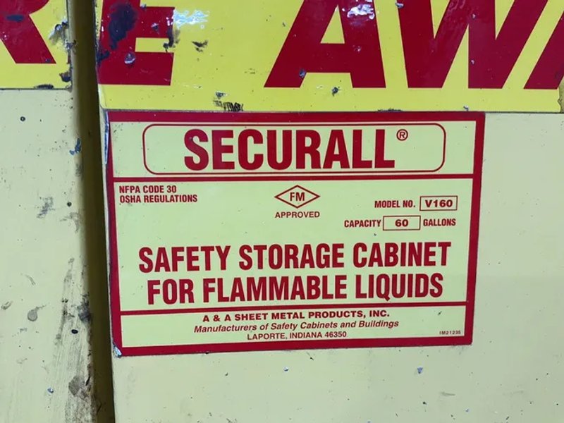 Securall 60 Gallons Flammable Cabinet - V160