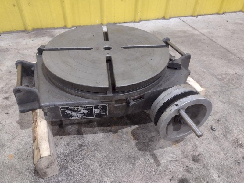 15" BRIDGEPORT MODEL #15 ROTARY TABLE: STOCK 22437