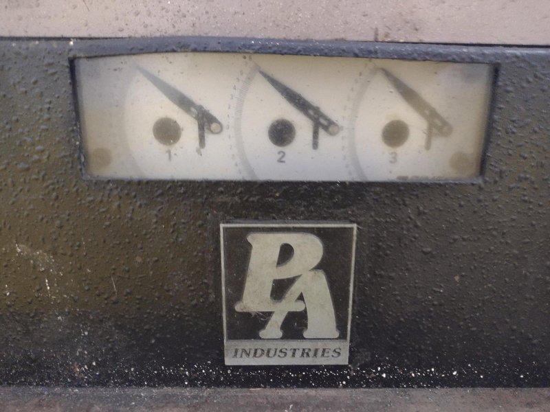 12" X .125" PA INDUSTRIES MODEL #SS127S 7 ROLL POWERED COIL STRIP STRAIGHTENER: YOBRO #24885