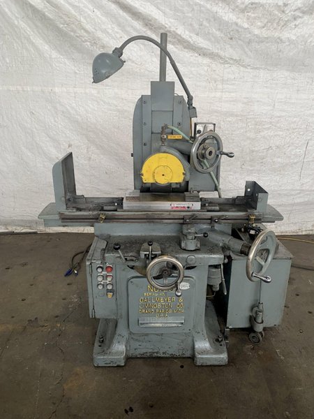 6" X 18" GALLMEYER &amp; LIVINGSTON HORIZONTAL SURFACE GRINDER. STOCK # 0678324