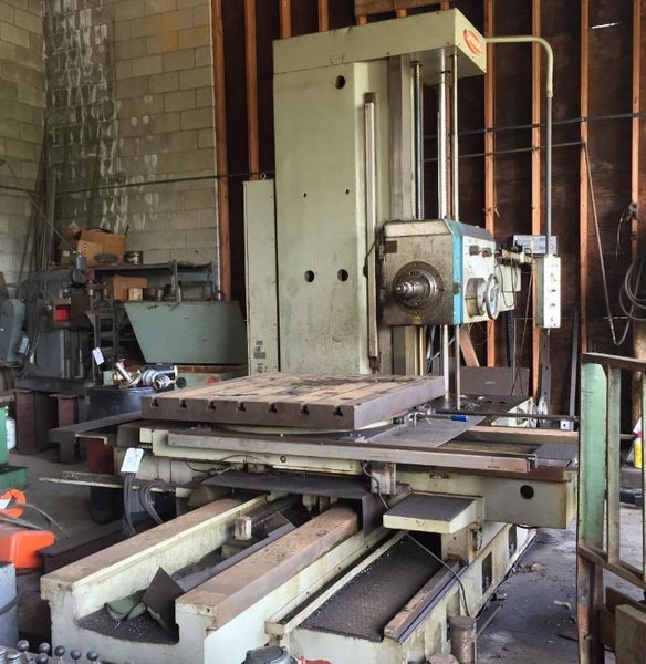 4" SHIBAURA MODEL BT-10BRI HORIZONTAL BORING MILL: STOCK #66485