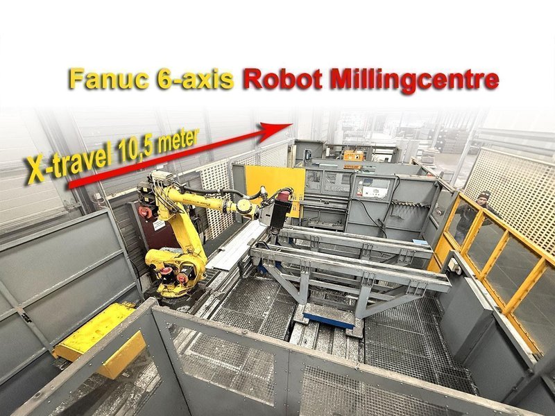 Fanuc Milling Robot - X: 10 500 / Y: 3045 / Z: 3500 mm CNC