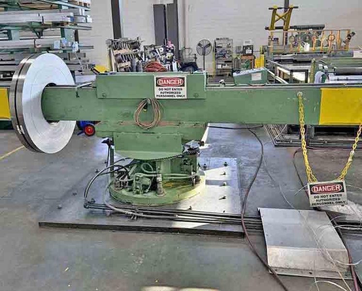 54" x 6.50" x 30,000# Stamco Slitting Line# 4057